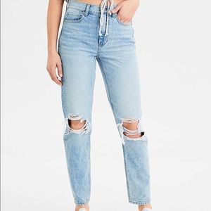 American Eagle Distressed Mom Jean